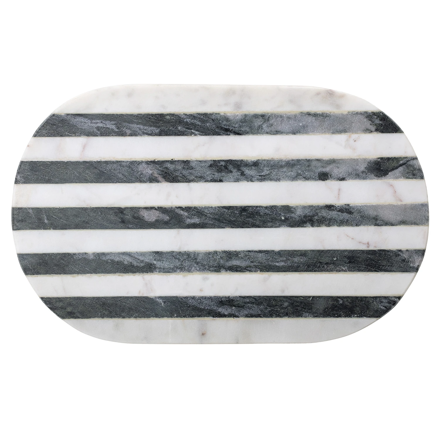 Bloomingville Gestreiftes Schneidebrett