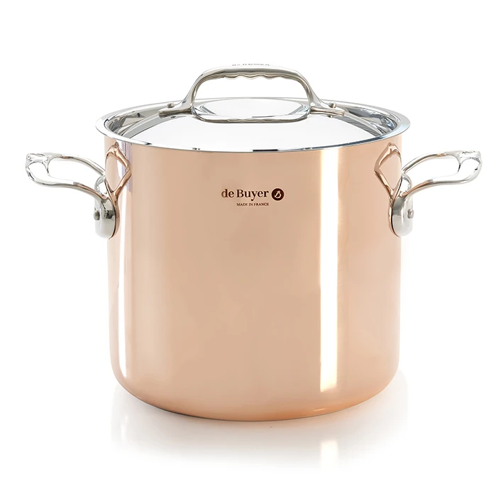 De Buyer Prima Matera Tiefer Topf Mit Deckel Induktion