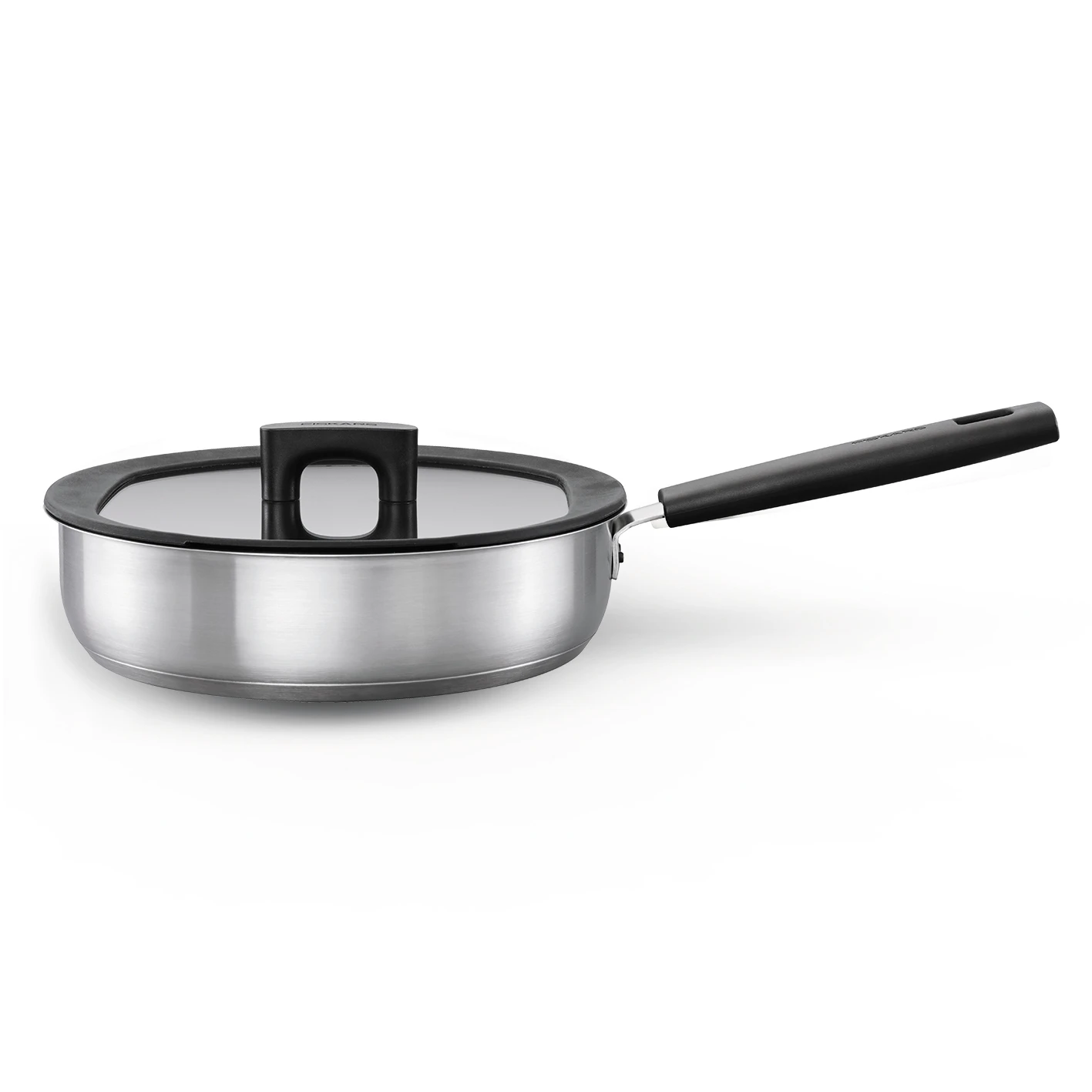 Fiskars Hard Face Steel Sauteuse Mit Deckel