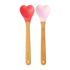 Rice Silikonlöffel Mit Bambusshaft 23cm 2 Teile