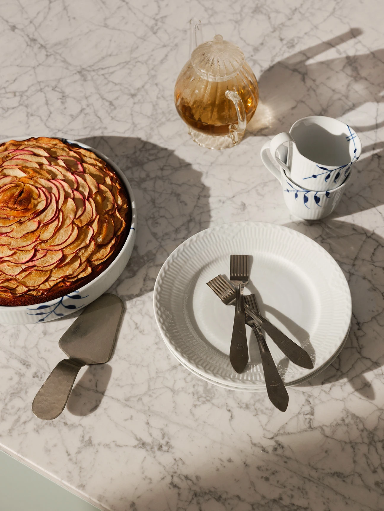 Royal Copenhagen Blue Mega Auflaufform Rund – Bild 5