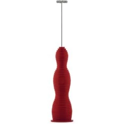 Alessi Pulcina Milchaufschäumer, Rot