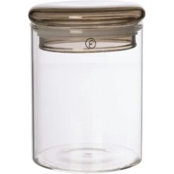 Ernst Vorratsglas Transparent / Kastanienbraun, 125 Mm