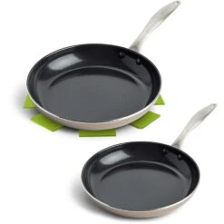 Greenpan Royal Bratpfanne 2 Teile, Bronzefarben