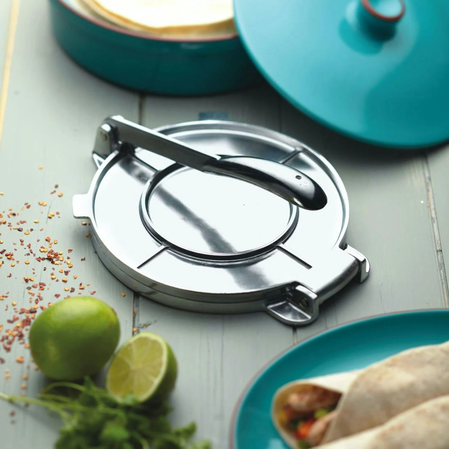 Kitchen Craft World Of Flavours Tortilla-Presse – Bild 4