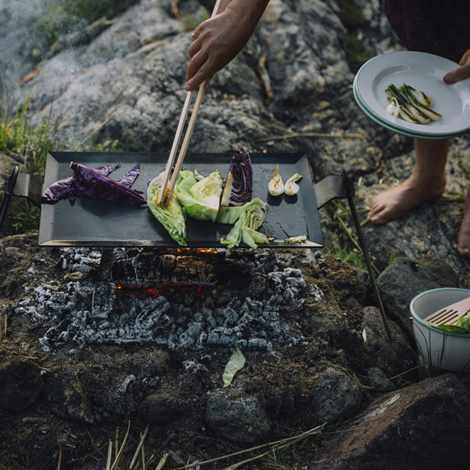 Kockums Jernverk Grill Karbonstahl, 63x27 Cm – Bild 3