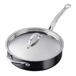 Meyer Hestan NanoBond Pfanne Mit Deckel, 30 Cm/4,7 L