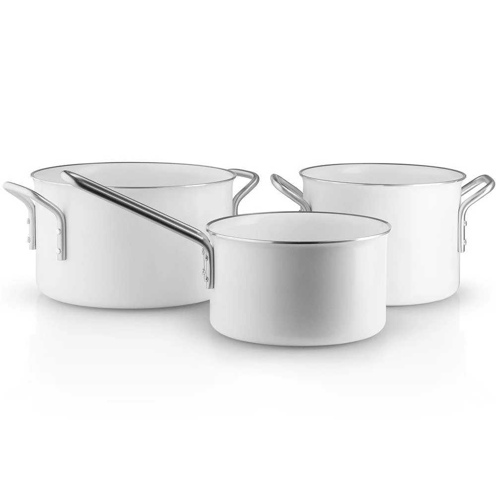 Eva Solo Eva Trio White Line Kochtopfset