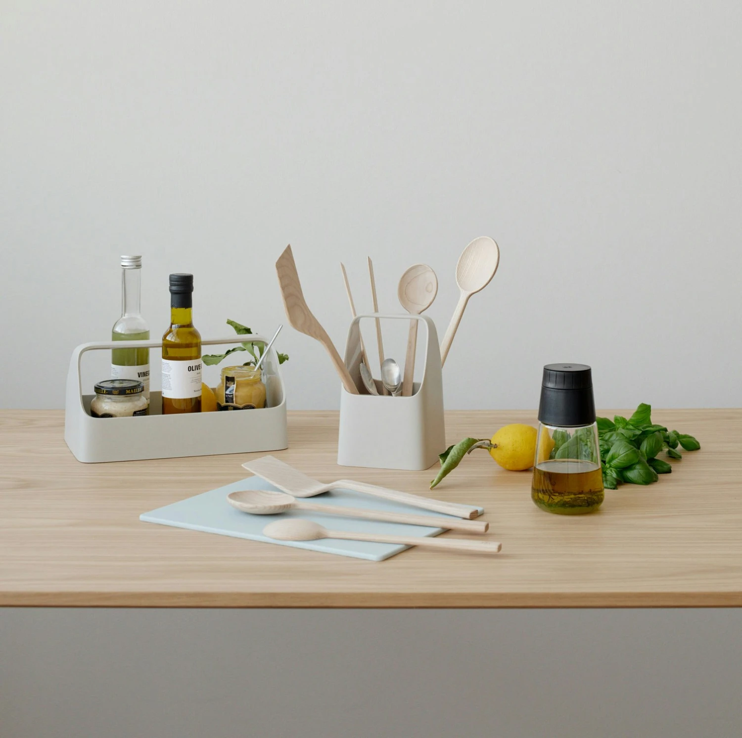 RIG TIG Handy-Box Aufbewahrungsbox 12x12,5 Cm, Hellgrau – Bild 2