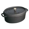 Staub Oval Kochtopf Aus Gusseisen 5,5 L, Schwarz