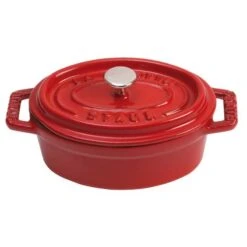 Staub Oval Kochtopf Aus Gusseisen 8 L, Kirsche