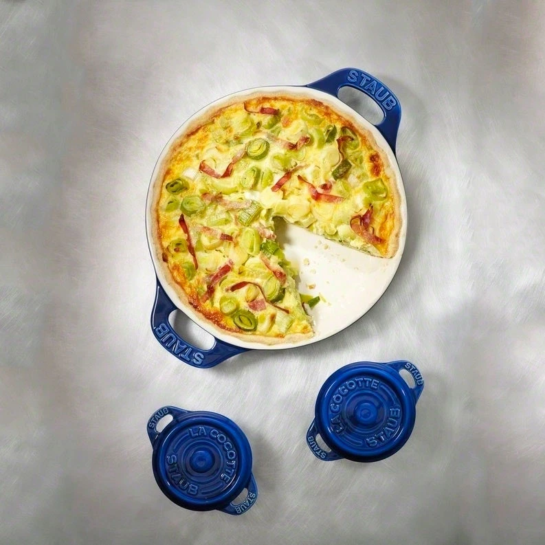 Staub Round Ceramic Casserole 20 Cl, Dark Blue – Bild 2