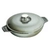 Staub Round Hot Plate, Graphite Grey