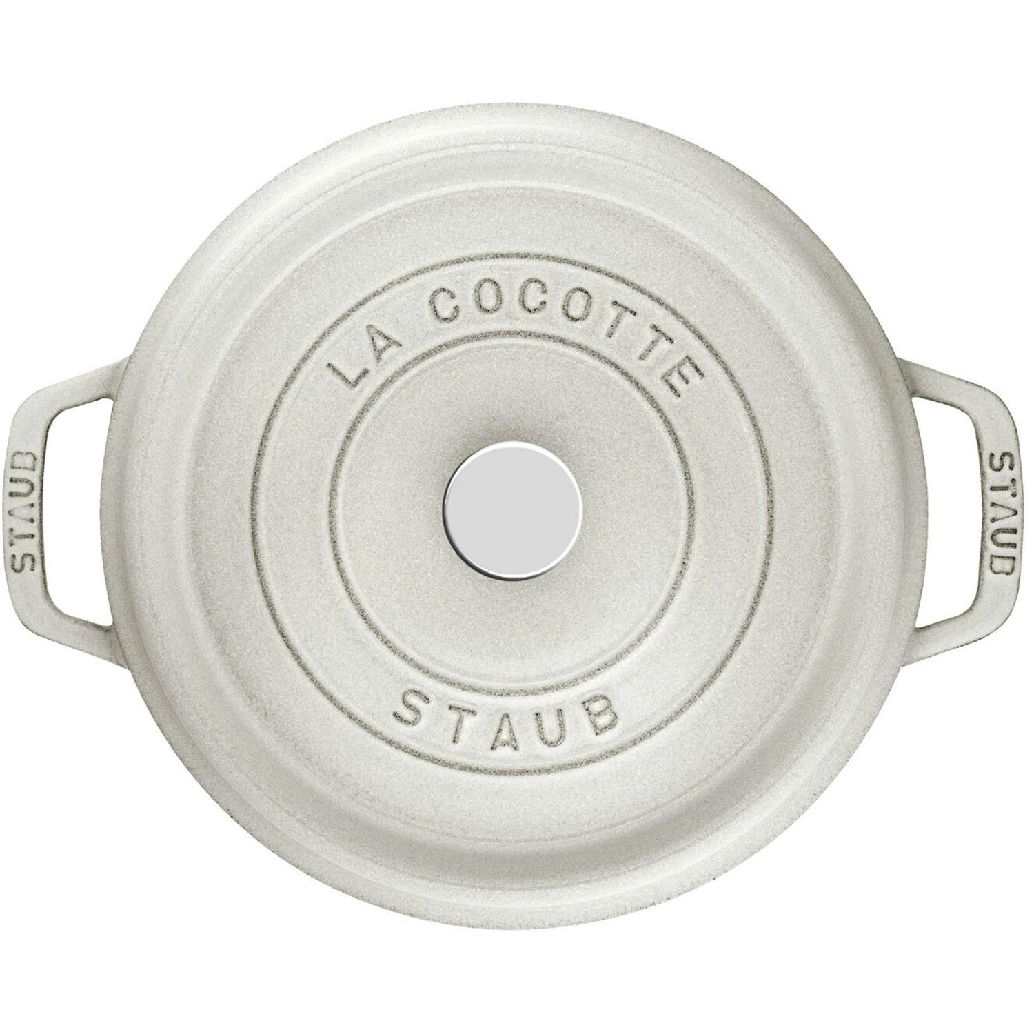 Staub Kokotte Rund, 28 Cm 3,8 L, Weiß – Bild 3