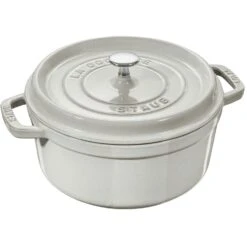 Staub Kokotte Rund, 28 Cm 3,8 L, Weiß